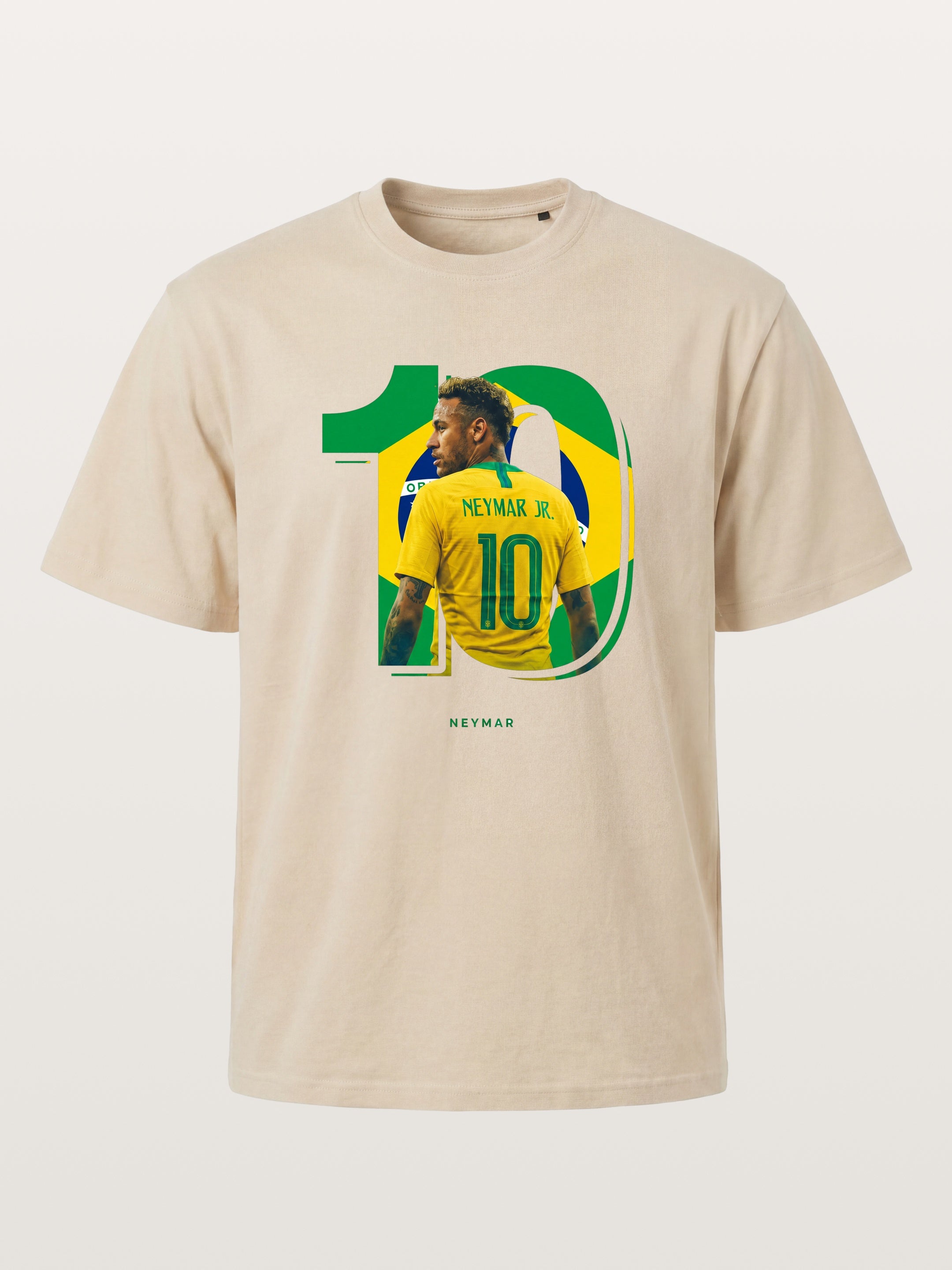 Neymar Brazil 10 Jersey Print Gildan T-shirt