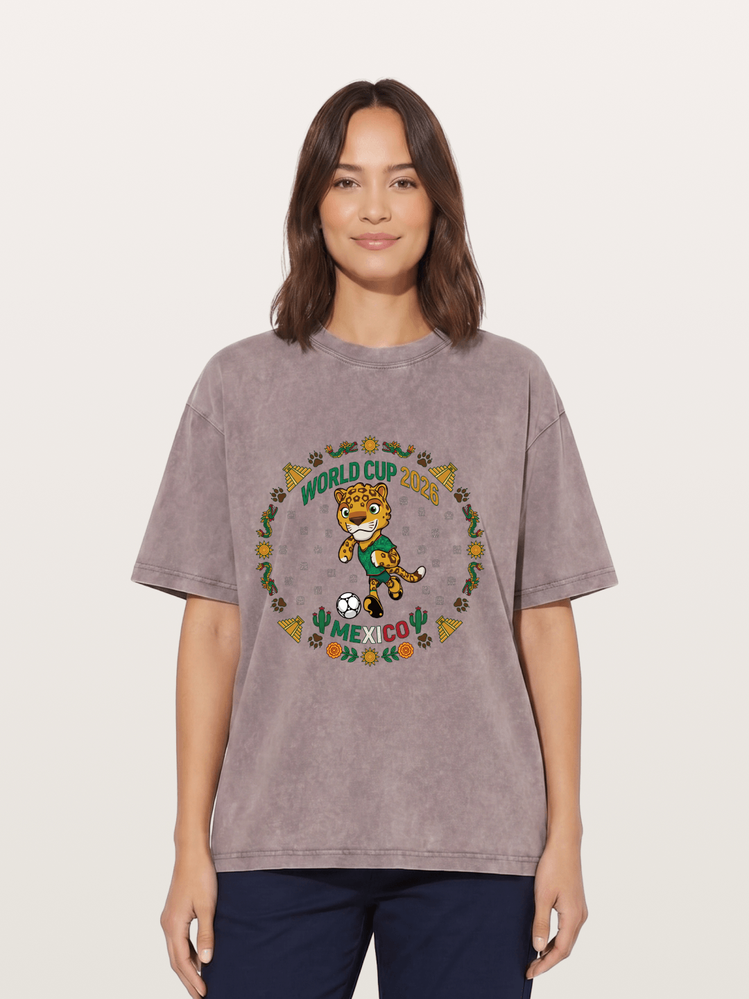 Mexico 2026 World Cup Mascot Washed T-shirt