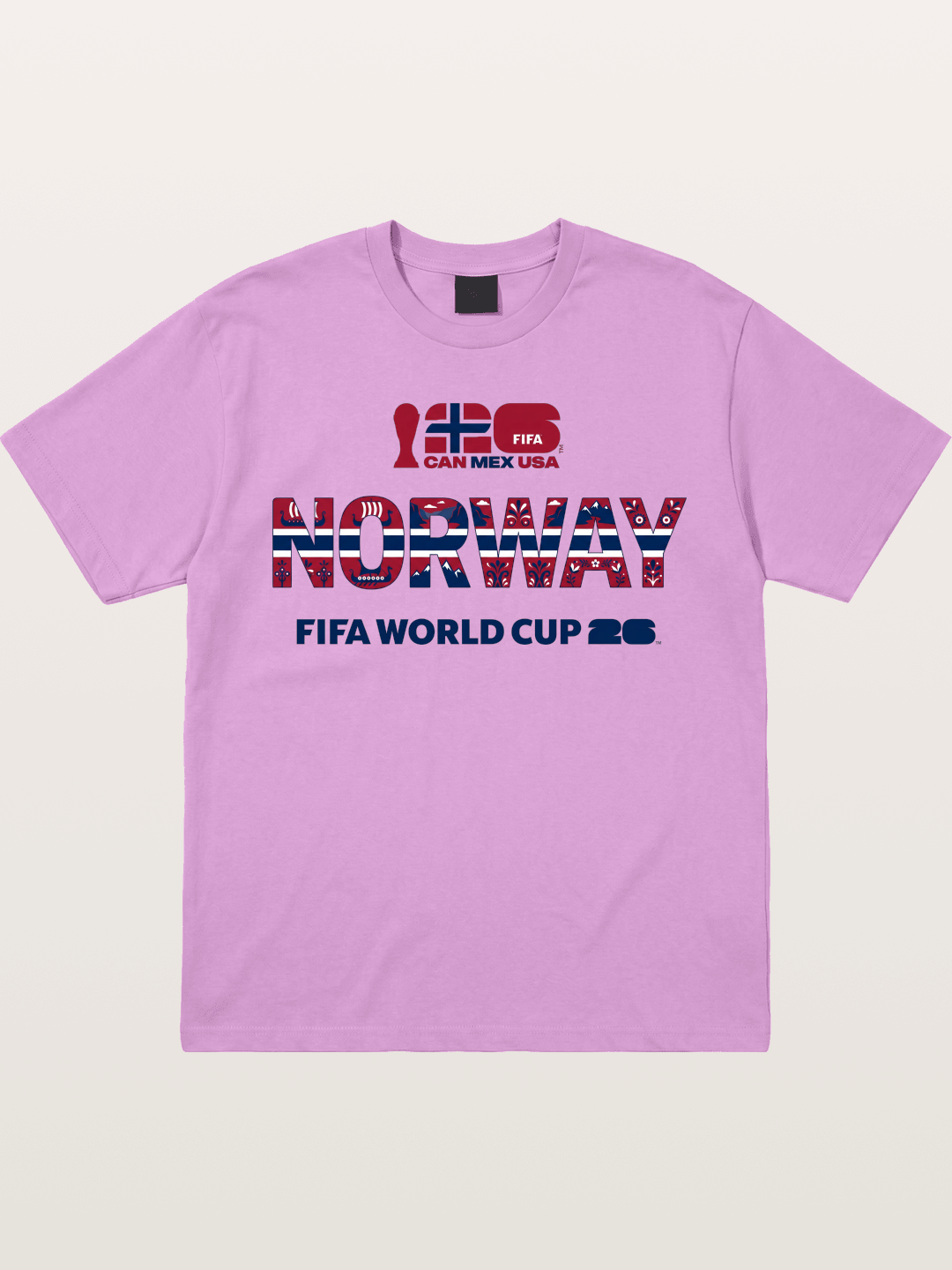 Norway 2026 Folk Pattern Print Gildan T-shirt