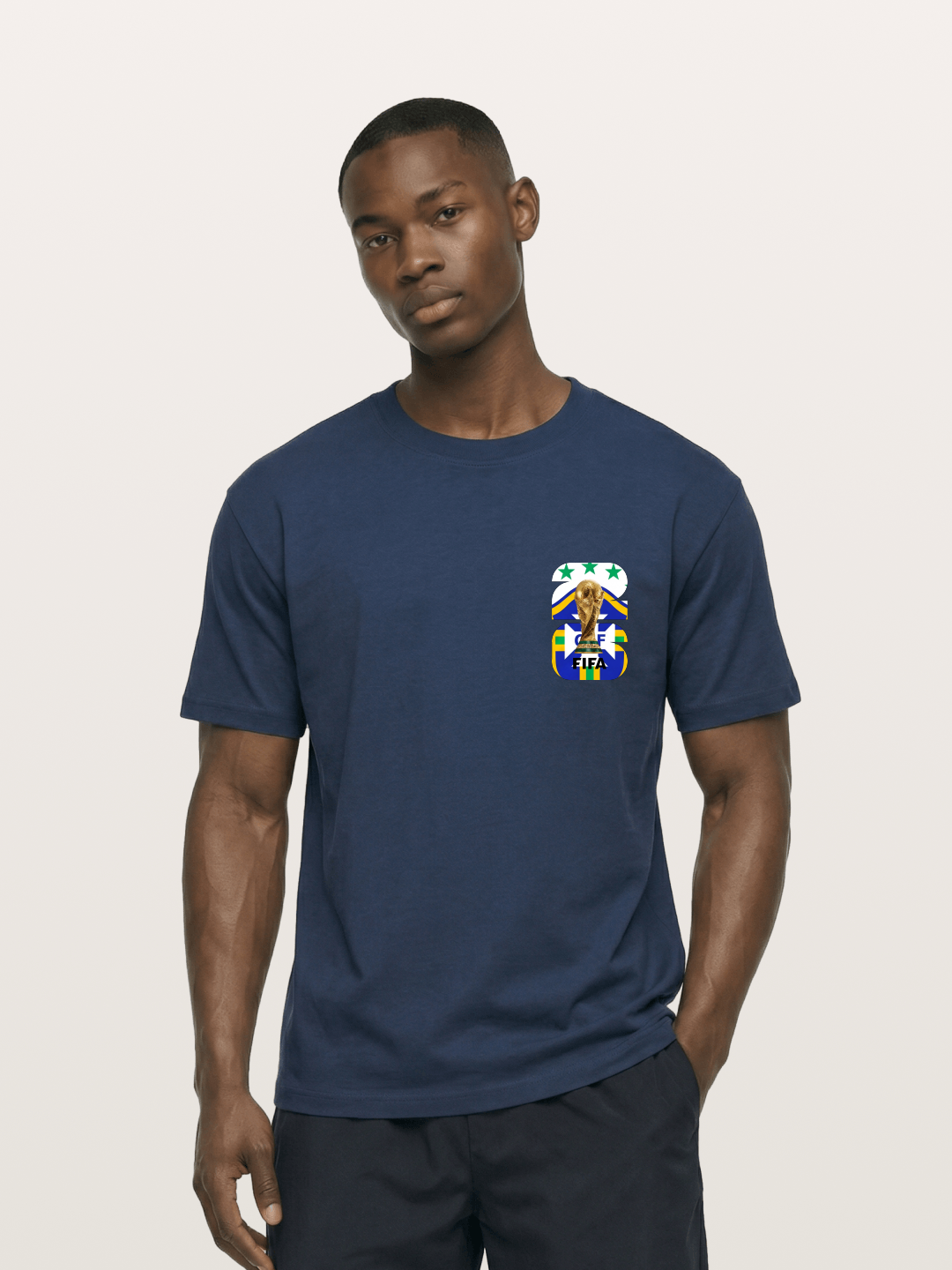FIFA World Cup Brazil Five Stars Cotton T-shirt
