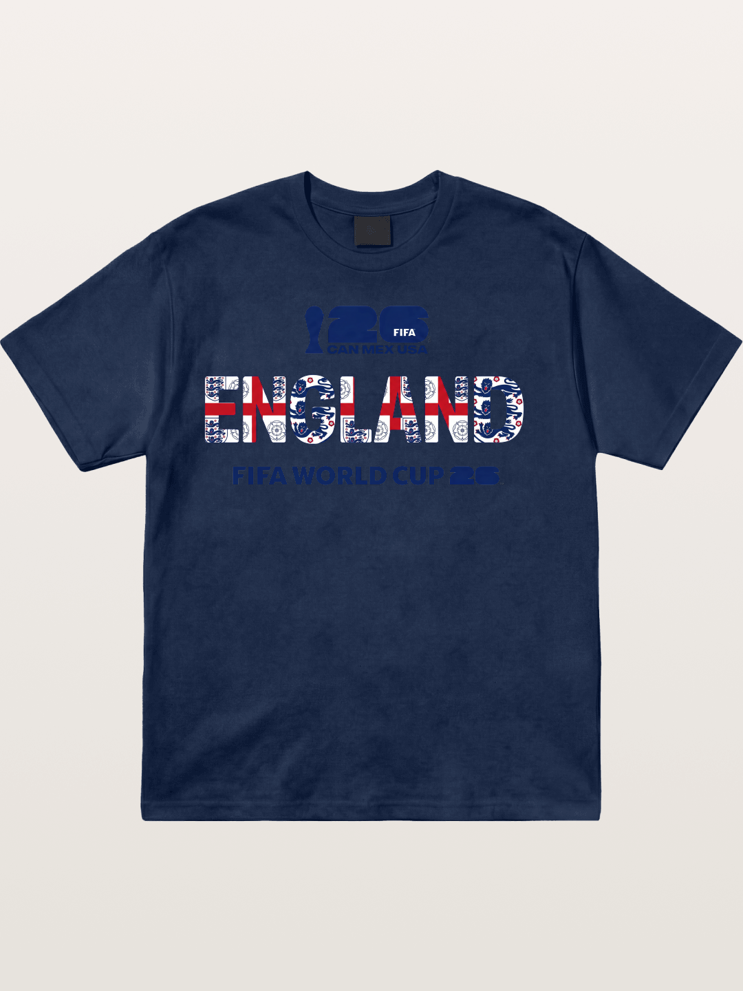 England 2026 World Cup Crest Cotton T-shirt