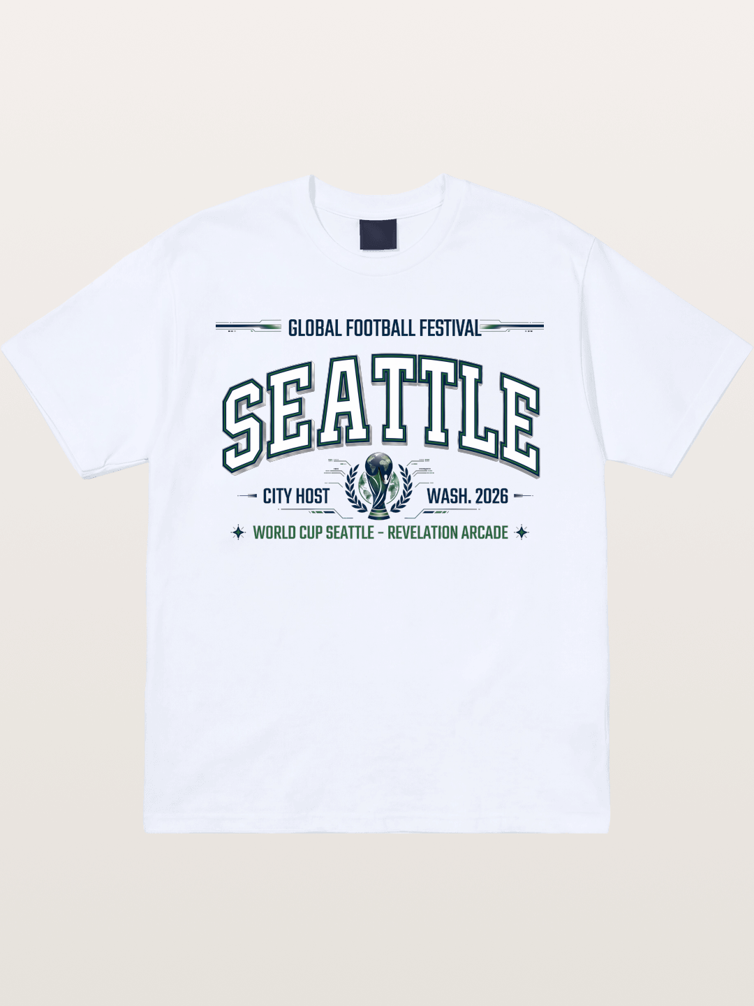 Seattle 2026 WC Host Print Gildan T-shirt