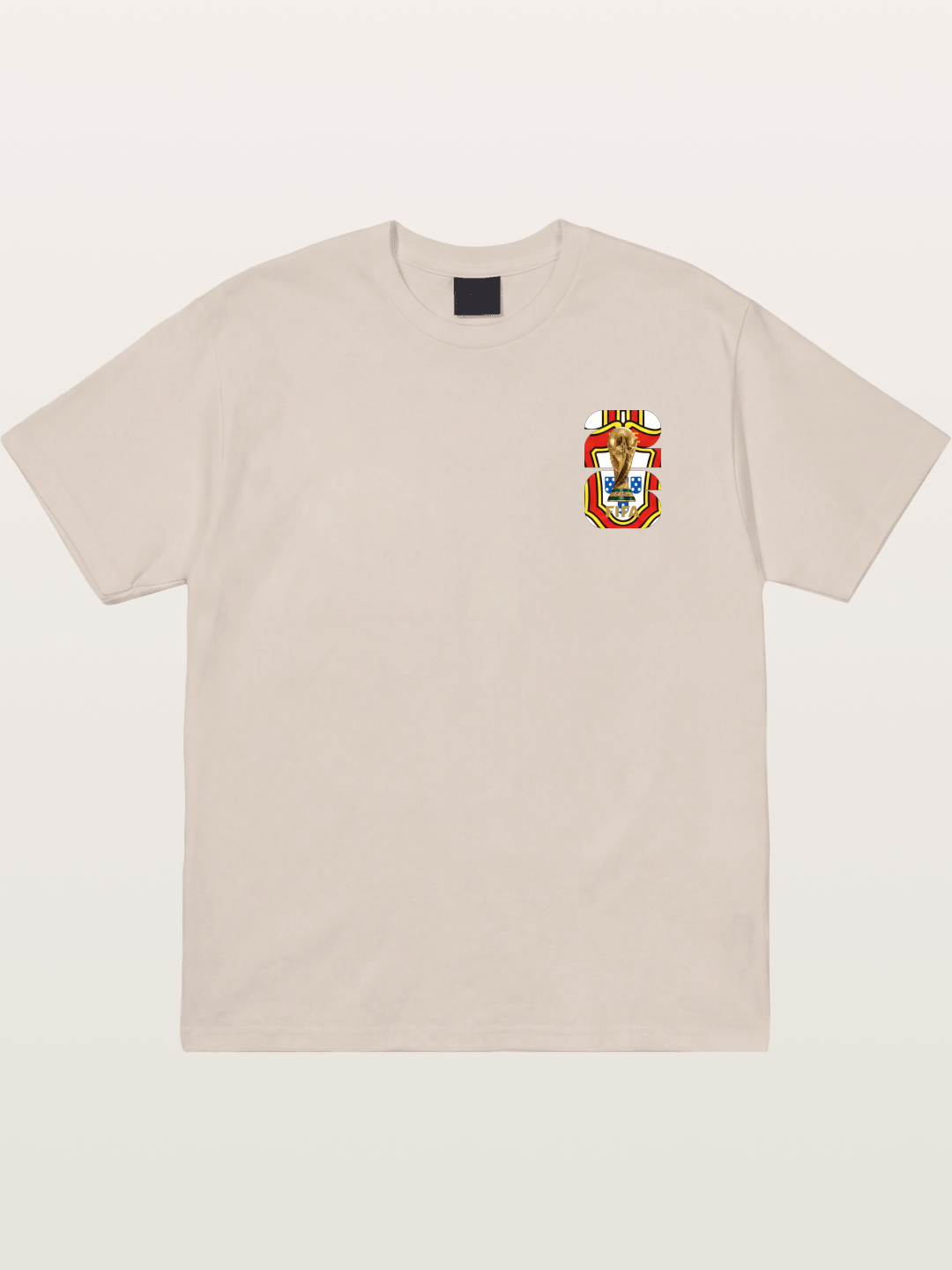 Portugal World Cup Trophy Emblem Cotton T-shirt