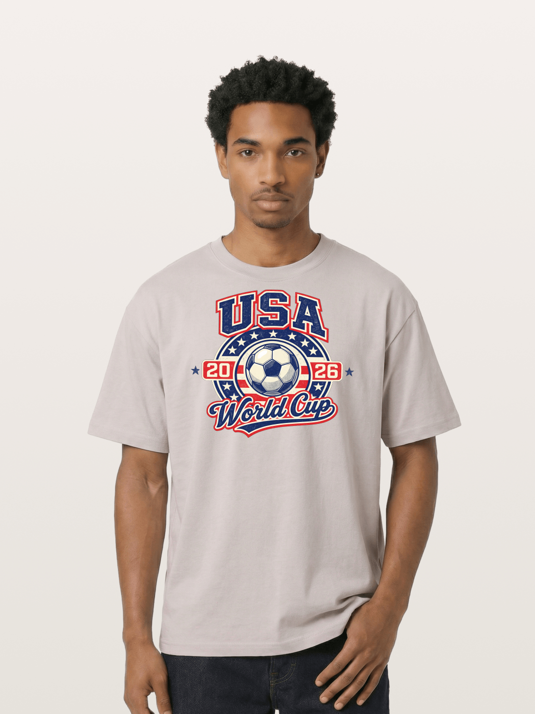 USA World Cup 2026 Retro Badge Cotton T-shirt