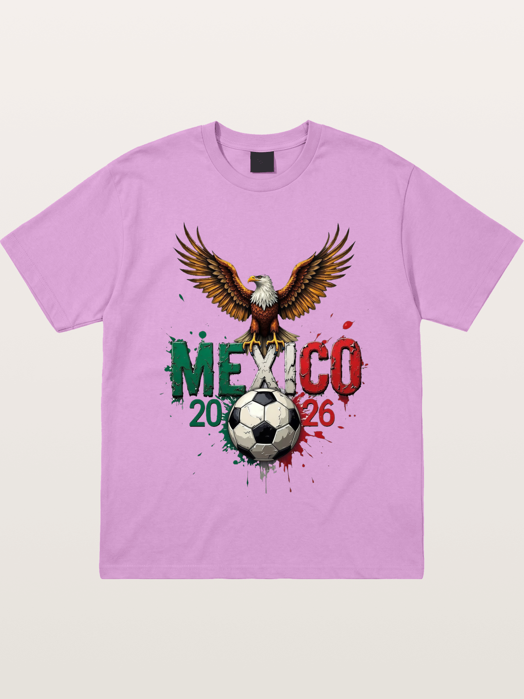 Mexico 2026 WC Eagle Print Gildan T-shirt