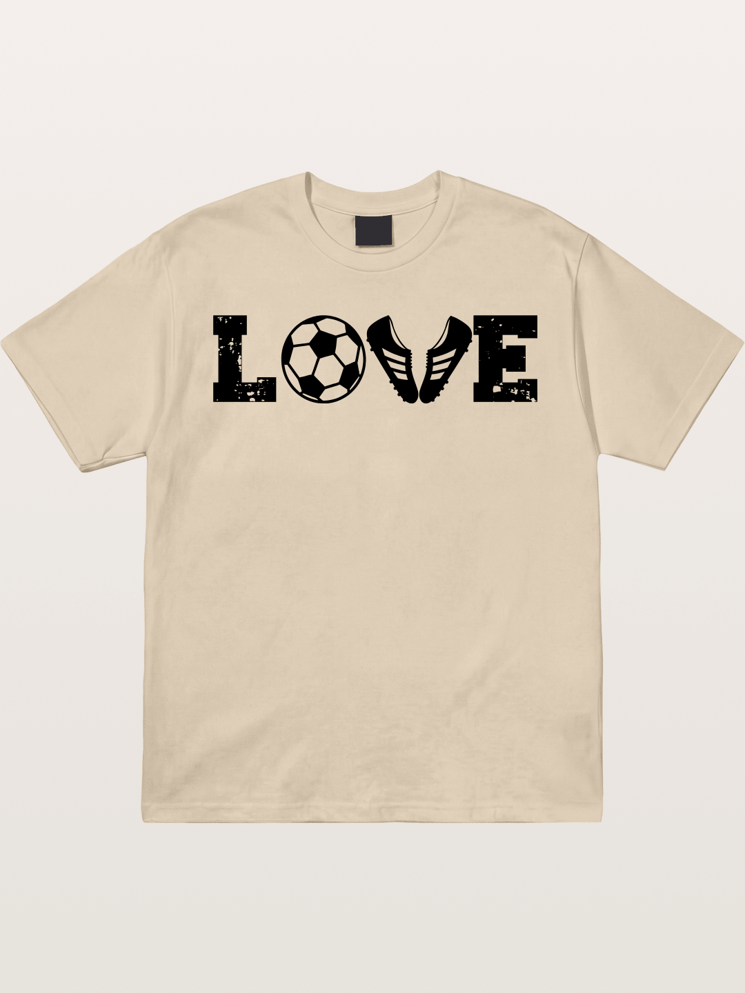 Soccer Love Wordmark With Cleats Gildan T-shirt