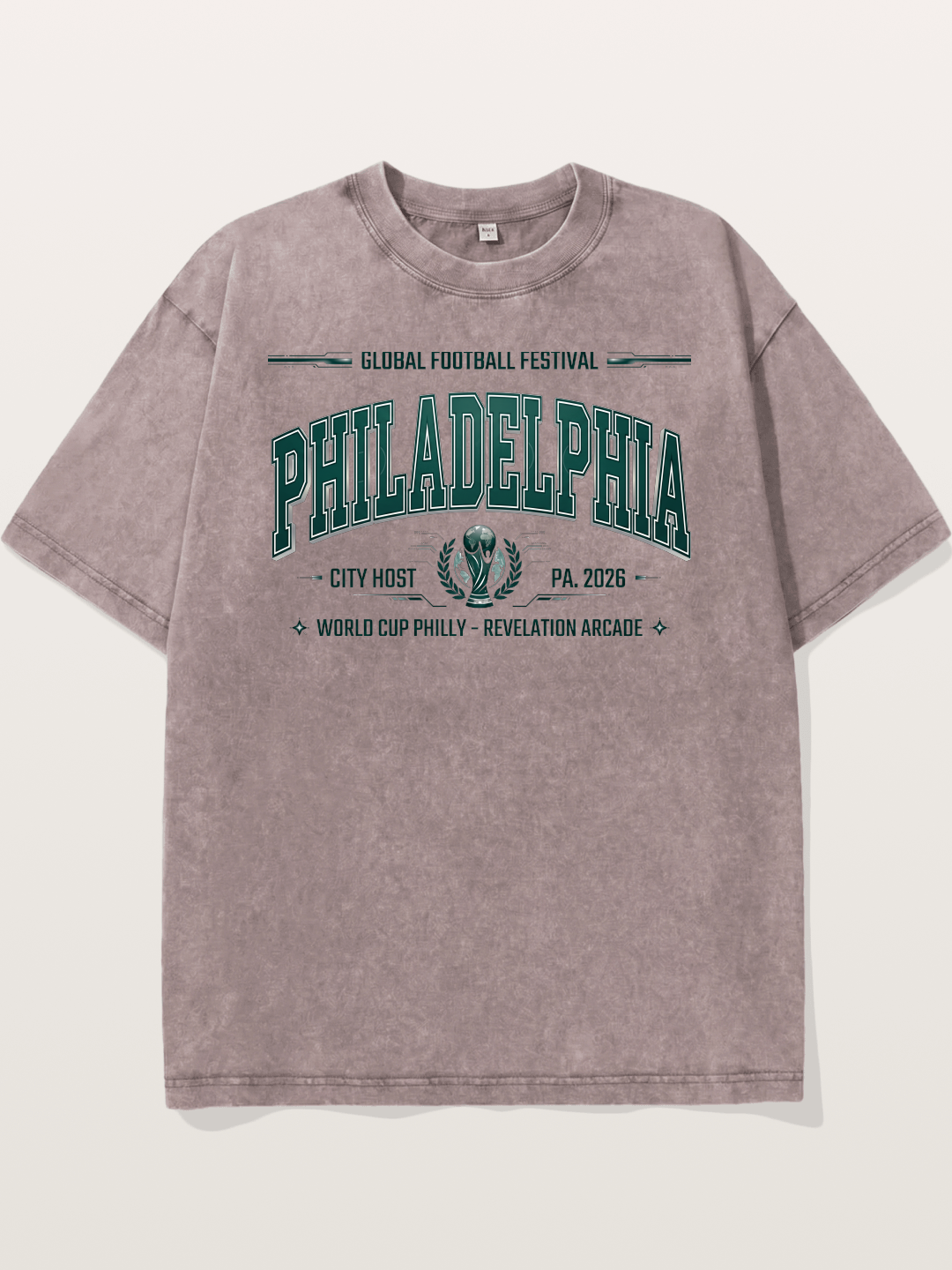 Philadelphia 2026 WC City Art Washed T-shirt