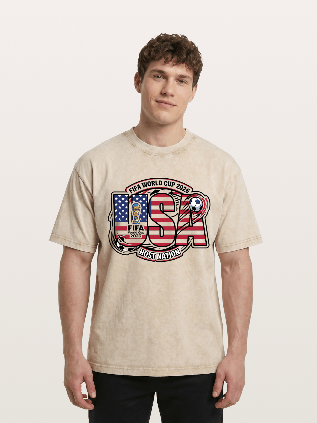 USA 2026 World Cup Typography Washed T-shirt