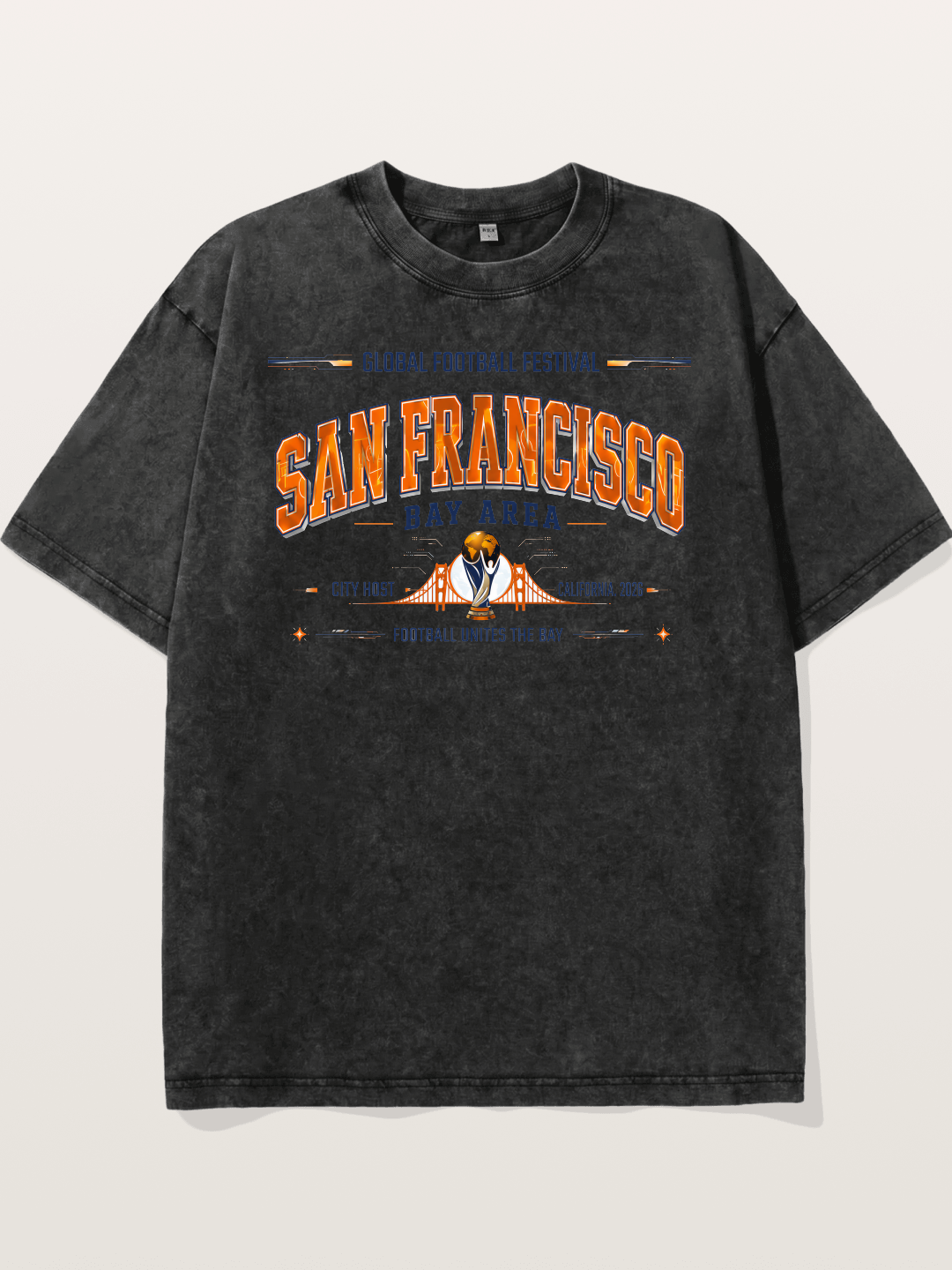 San Francisco WC Bay Area Art Washed T-shirt