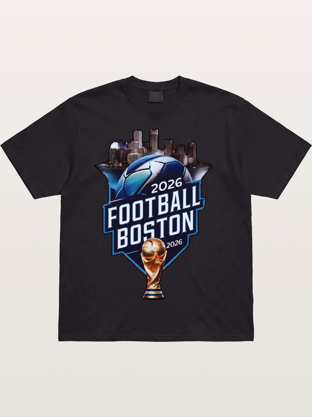 Boston 2026 World Cup City Badge Cotton T-shirt