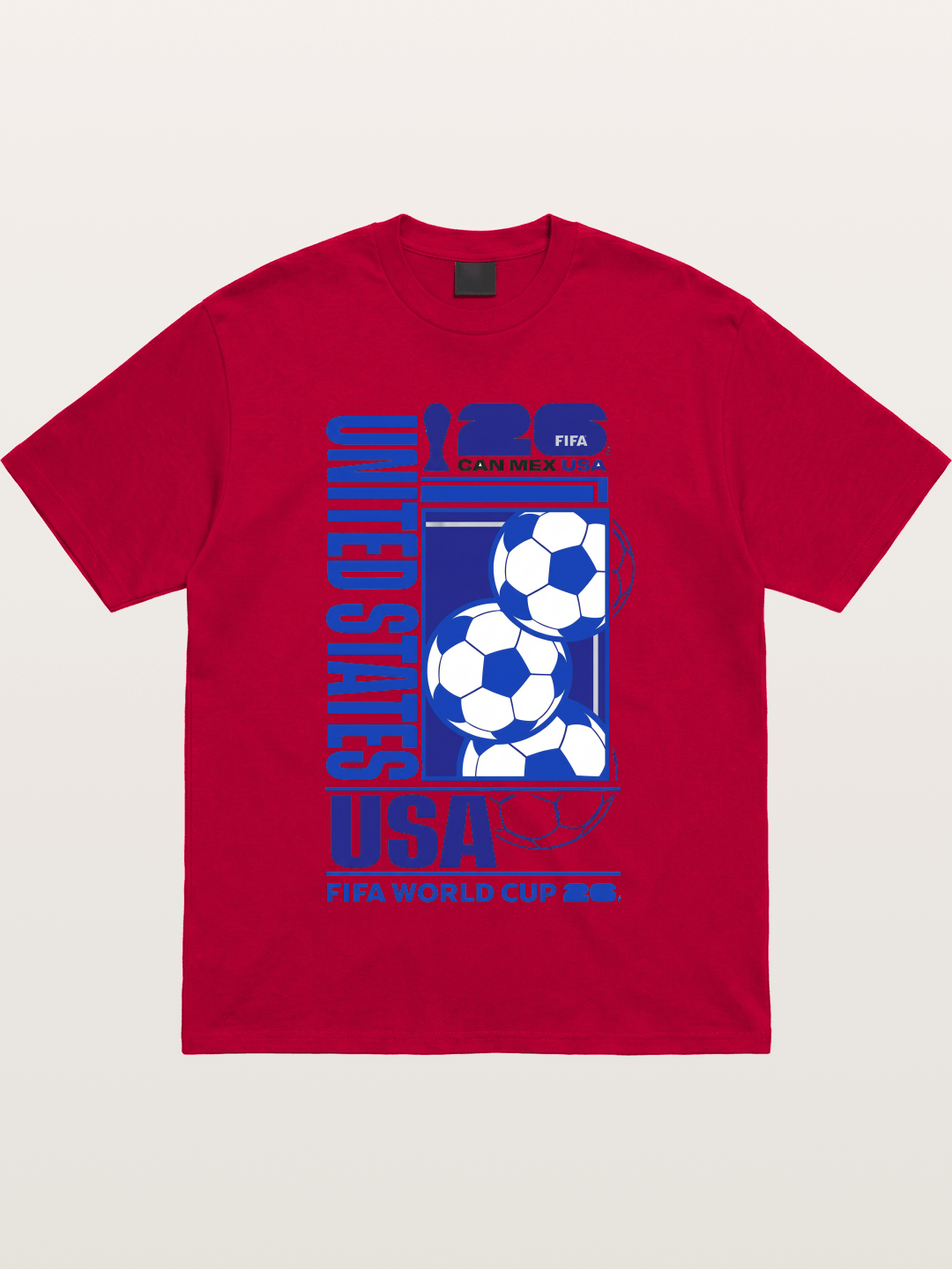 USA Mexico Canada Soccer Art Gildan T-shirt