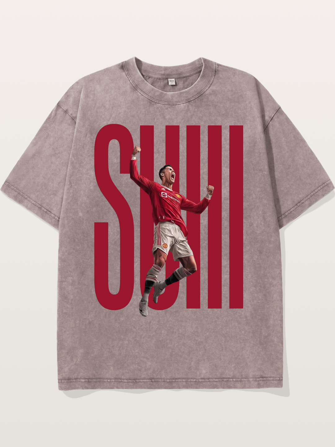 Ronaldo Manchester United Goal Pose Washed T-shirt
