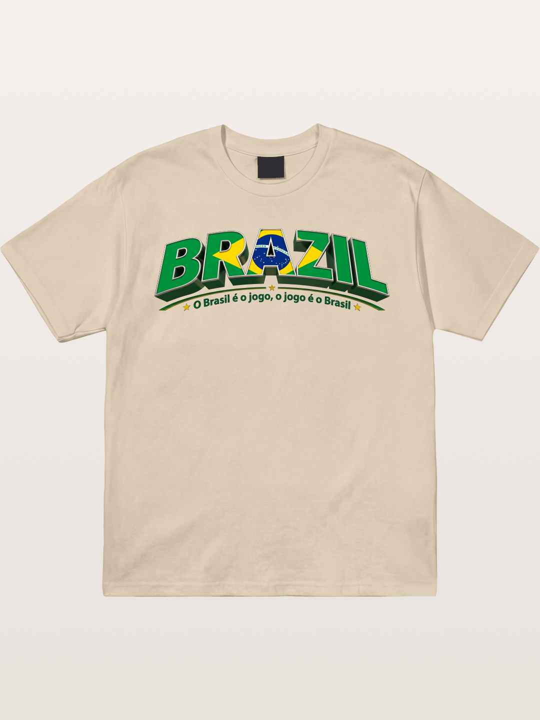 Brazil Retro Team Logo WC Gildan T-shirt