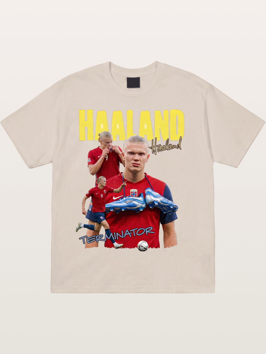 Erling Haaland H9 Poster Cotton T-shirt