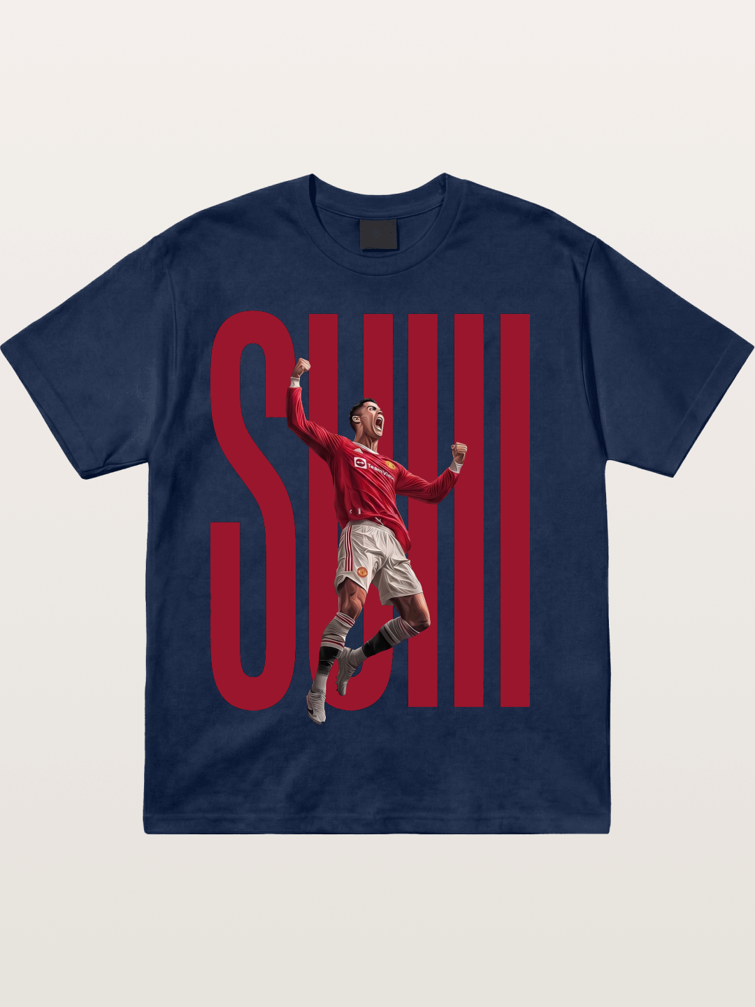 Ronaldo Manchester United Goal Pose Cotton T-shirt