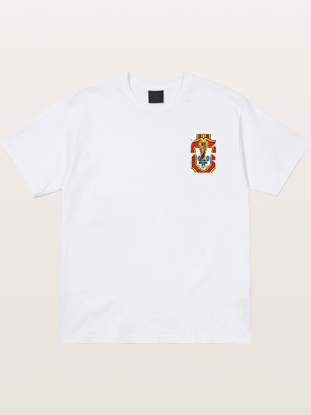 Portugal World Cup Trophy Emblem Cotton T-shirt