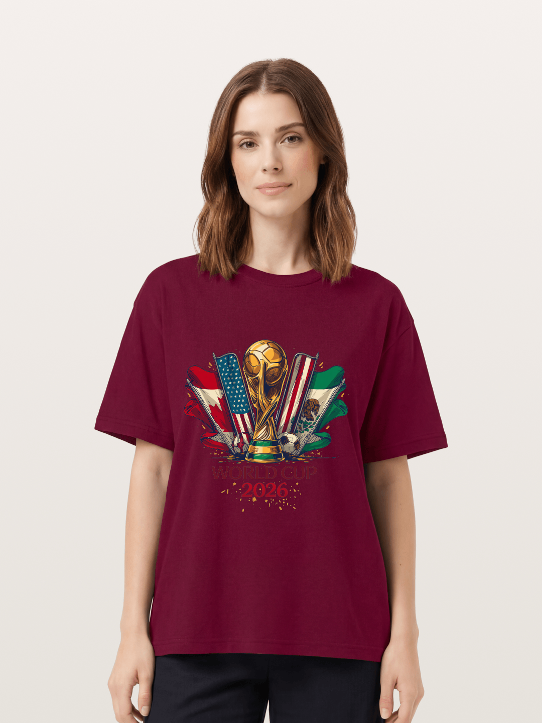 2026 WC World Flags Poster Gildan T-shirt