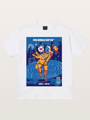 WC 2026 Astronaut Soccer Player Cotton T-shirt