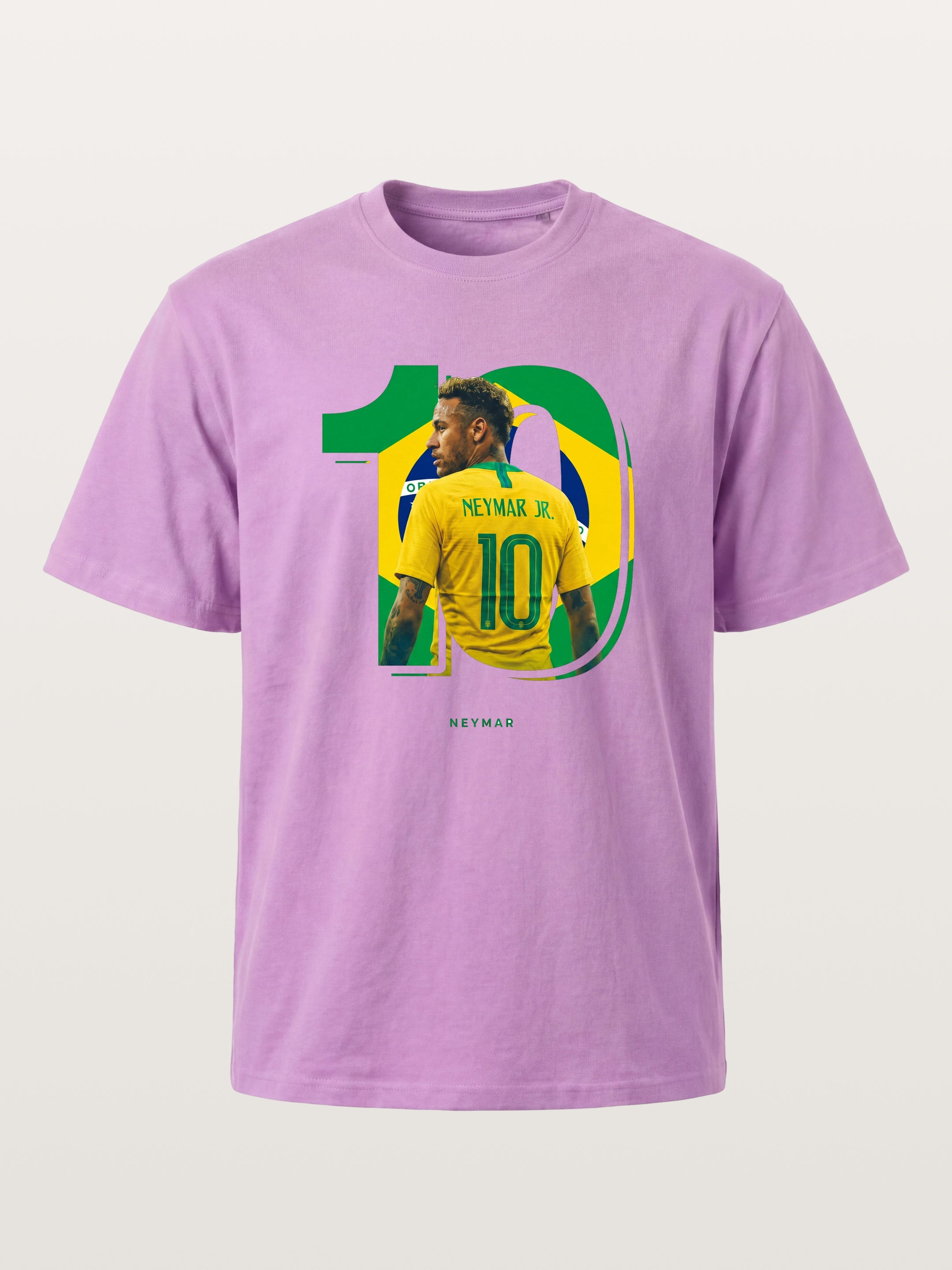 Neymar Brazil 10 Jersey Print Gildan T-shirt