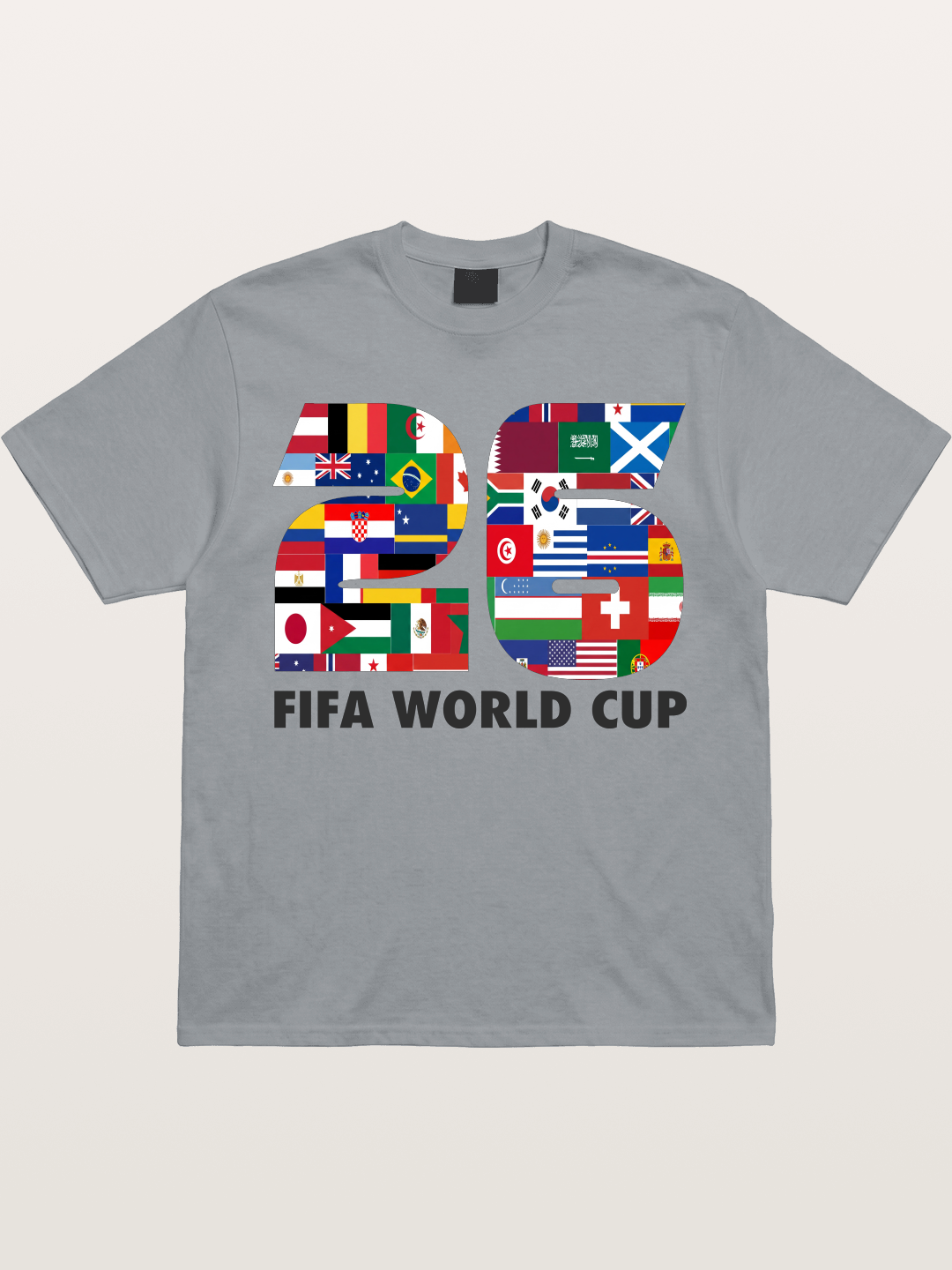 2026 World Cup Nations Flags Collage Gildan T-shirt