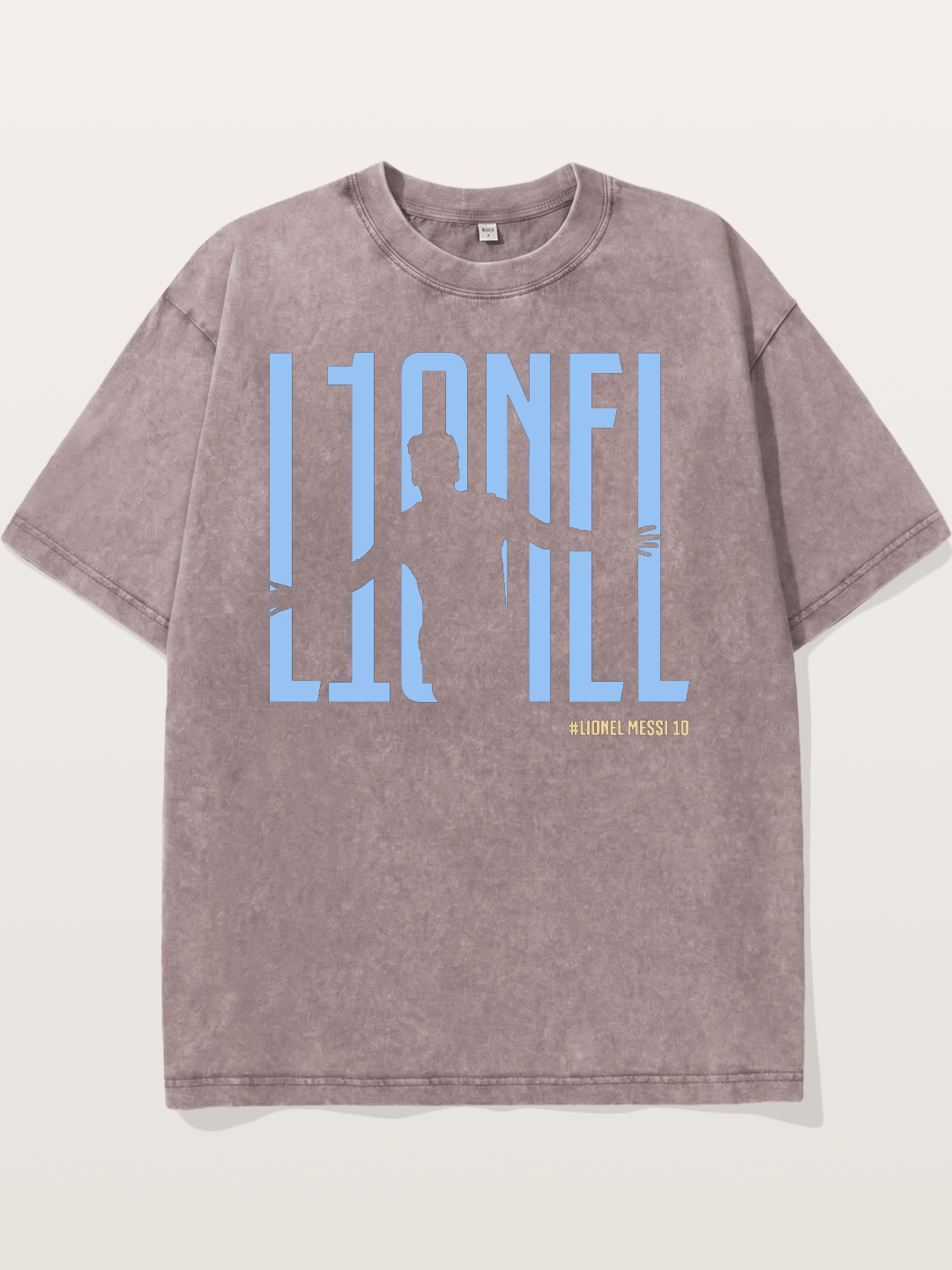 Lionel Messi Celebration Silhouette Washed T-shirt