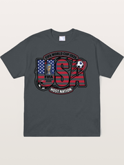 USA 2026 World Cup Typography Soft-Stay T-shirt