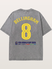 Bellingham 8 World Cup 2026 Washed T-shirt