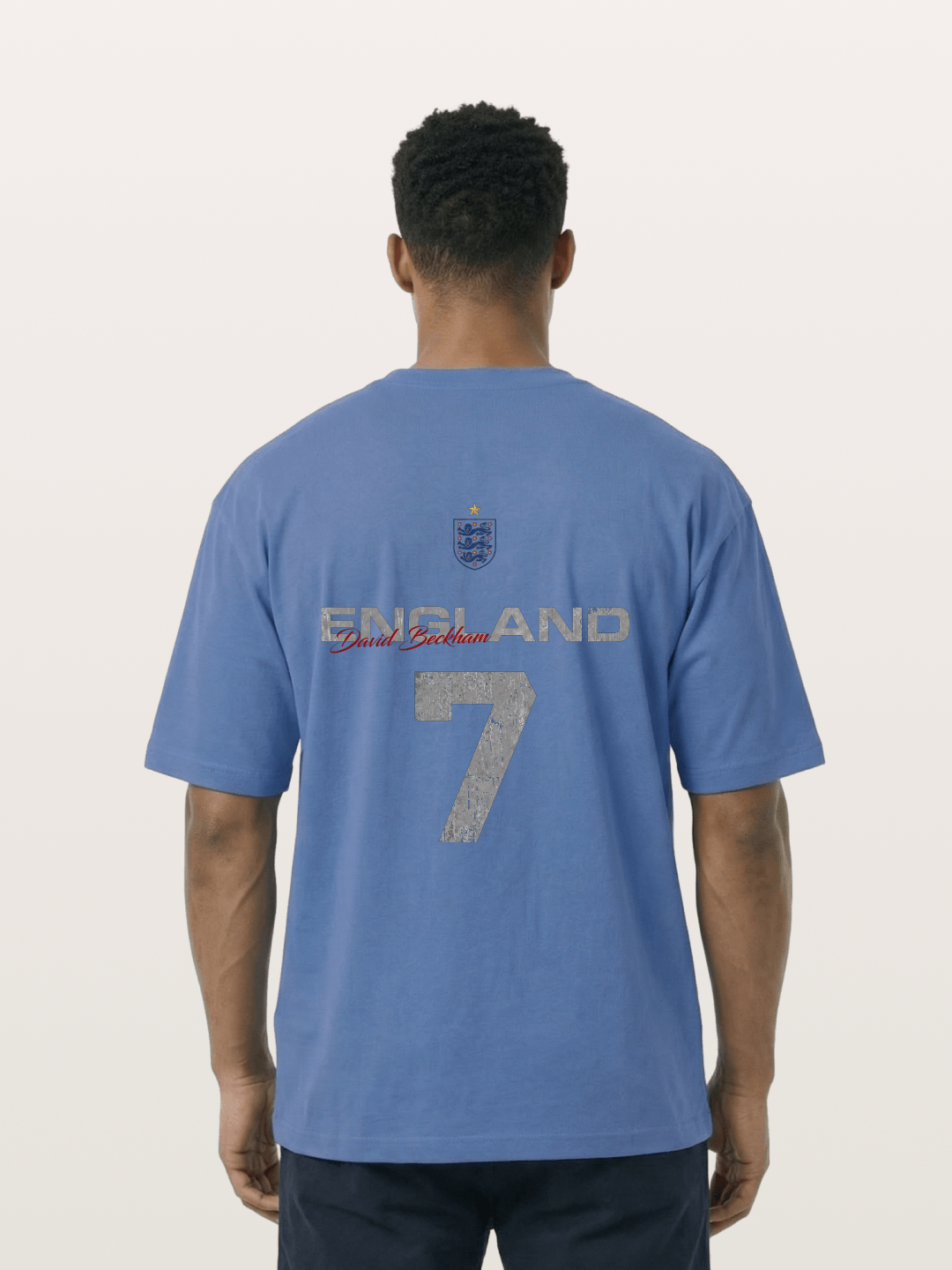 England Beckham 7 Vintage Gildan T-shirt