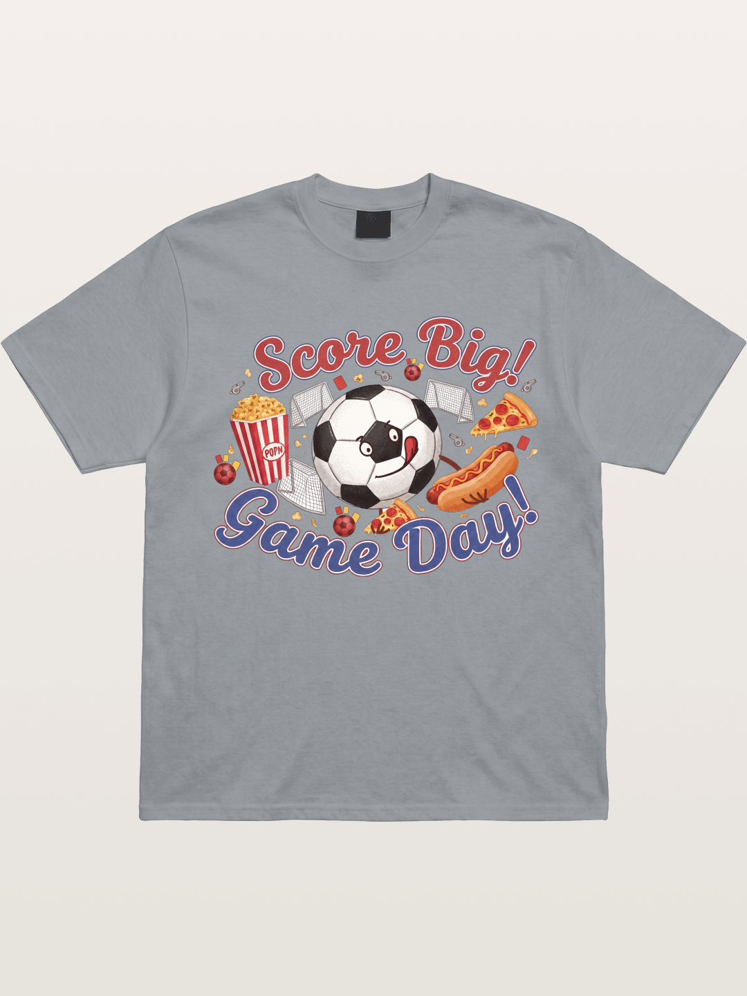 Game Day Snack Soccer Doodle Gildan T-shirt
