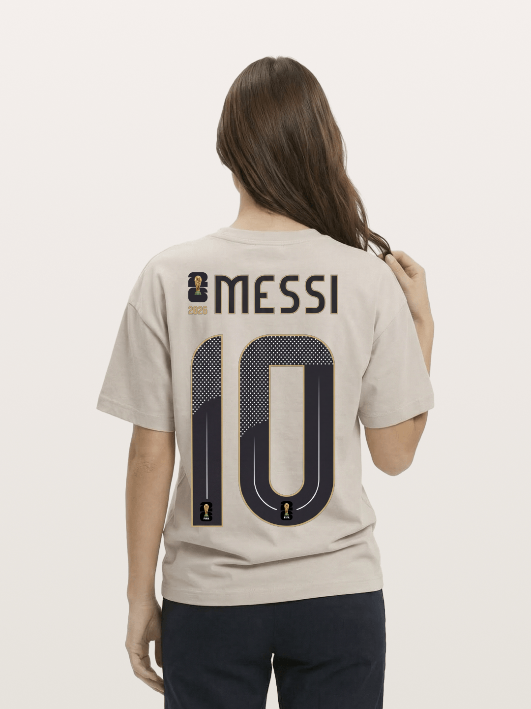 Argentina 10 Messi 2026 WC Cotton T-shirt