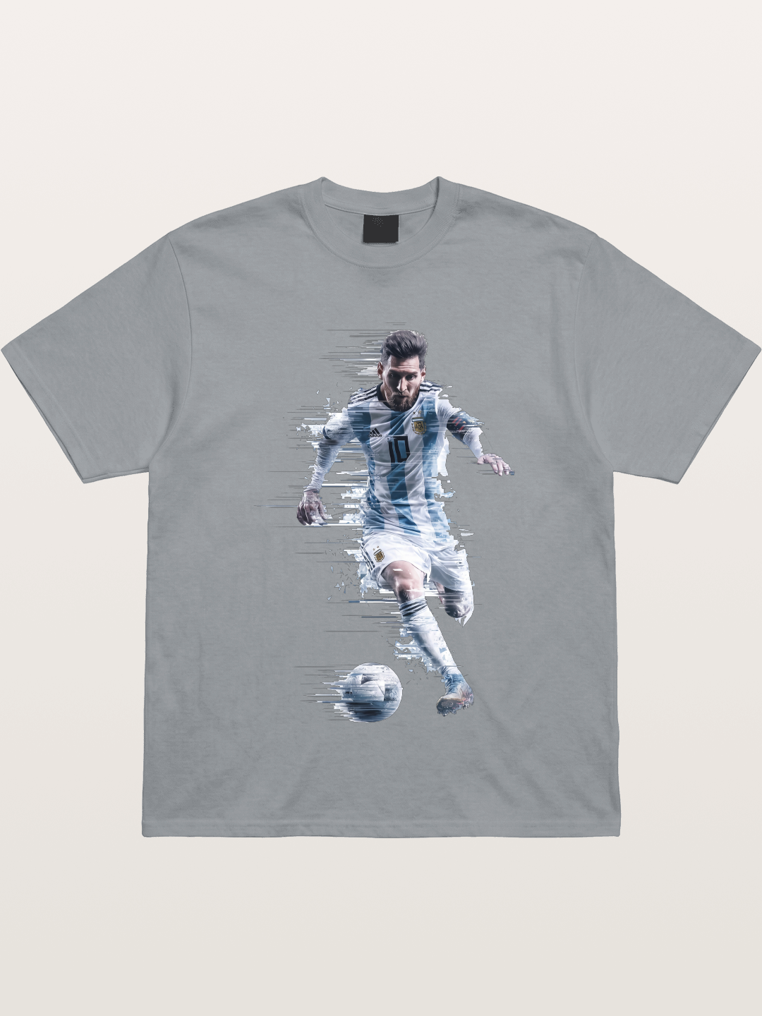 Messi Motion Blur Graphic Gildan T-shirt