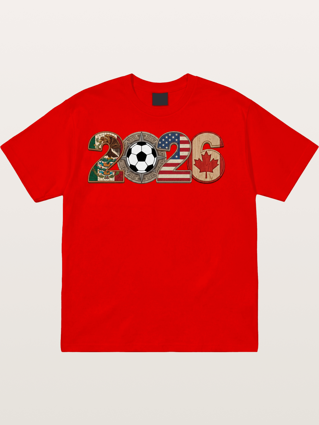 2026 WC Tribal Flag Design Cotton T-shirt