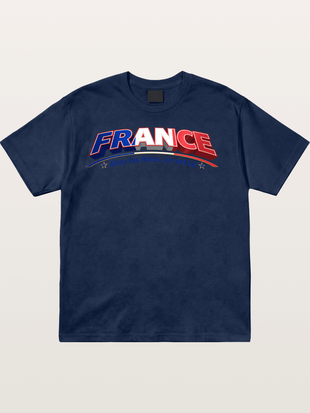 France Retro Team Logo WC Cotton T-shirt
