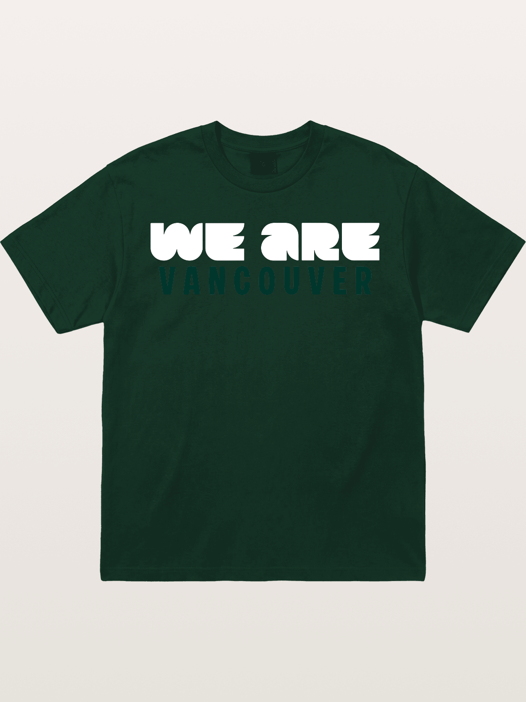 Vancouver Dark Green Monochrome Gildan T-shirt