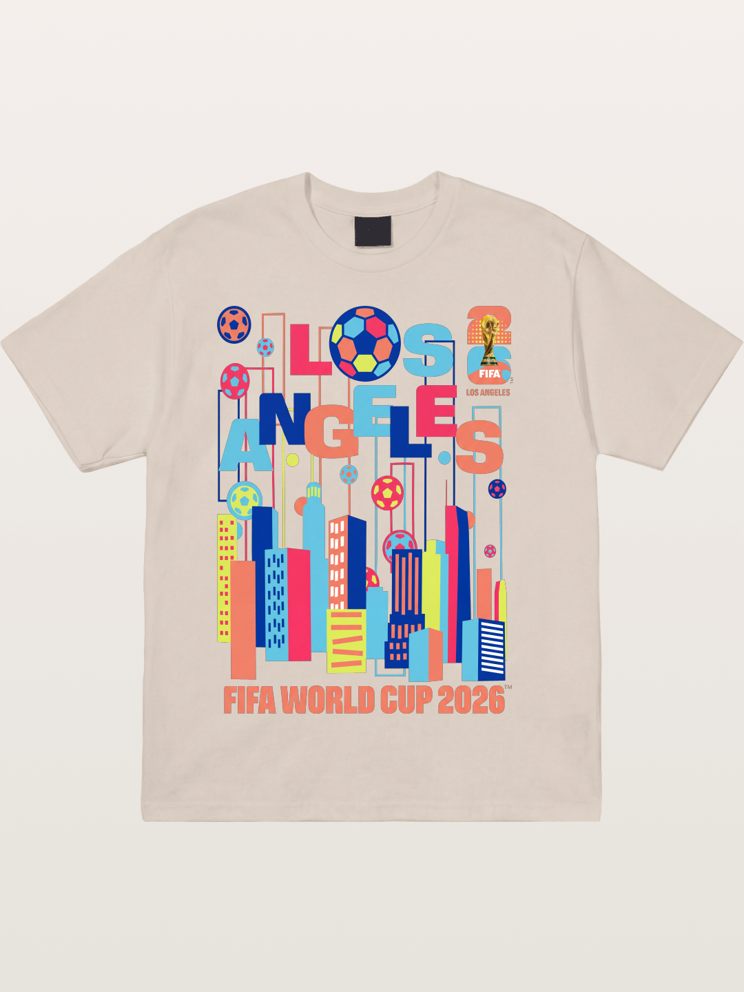 Los Angeles WC 2026 Cityscape Design Cotton T-shirt