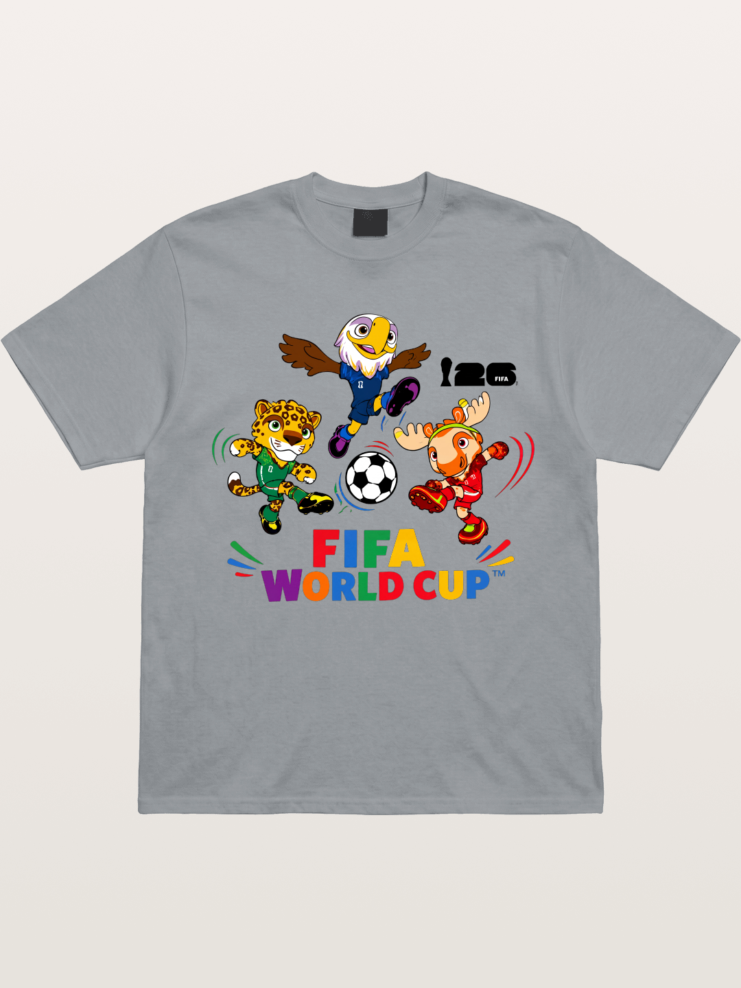 FIFA World Cup Mascots Print Gildan T-shirt