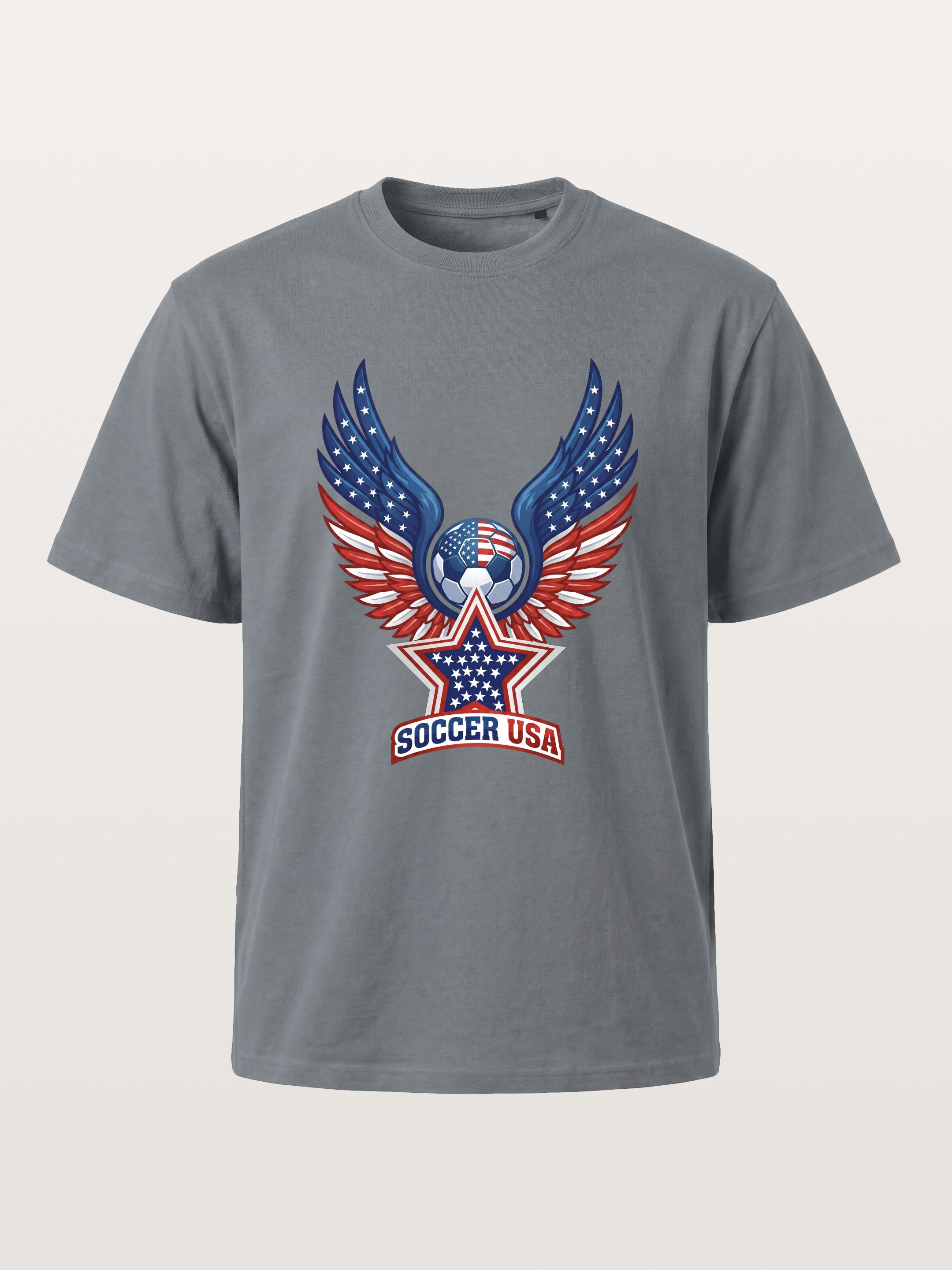 Soccer USA Wings Star Logo Cotton T-shirt