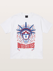 USA WC 2026 Statue of Liberty Badge Cotton T-shirt
