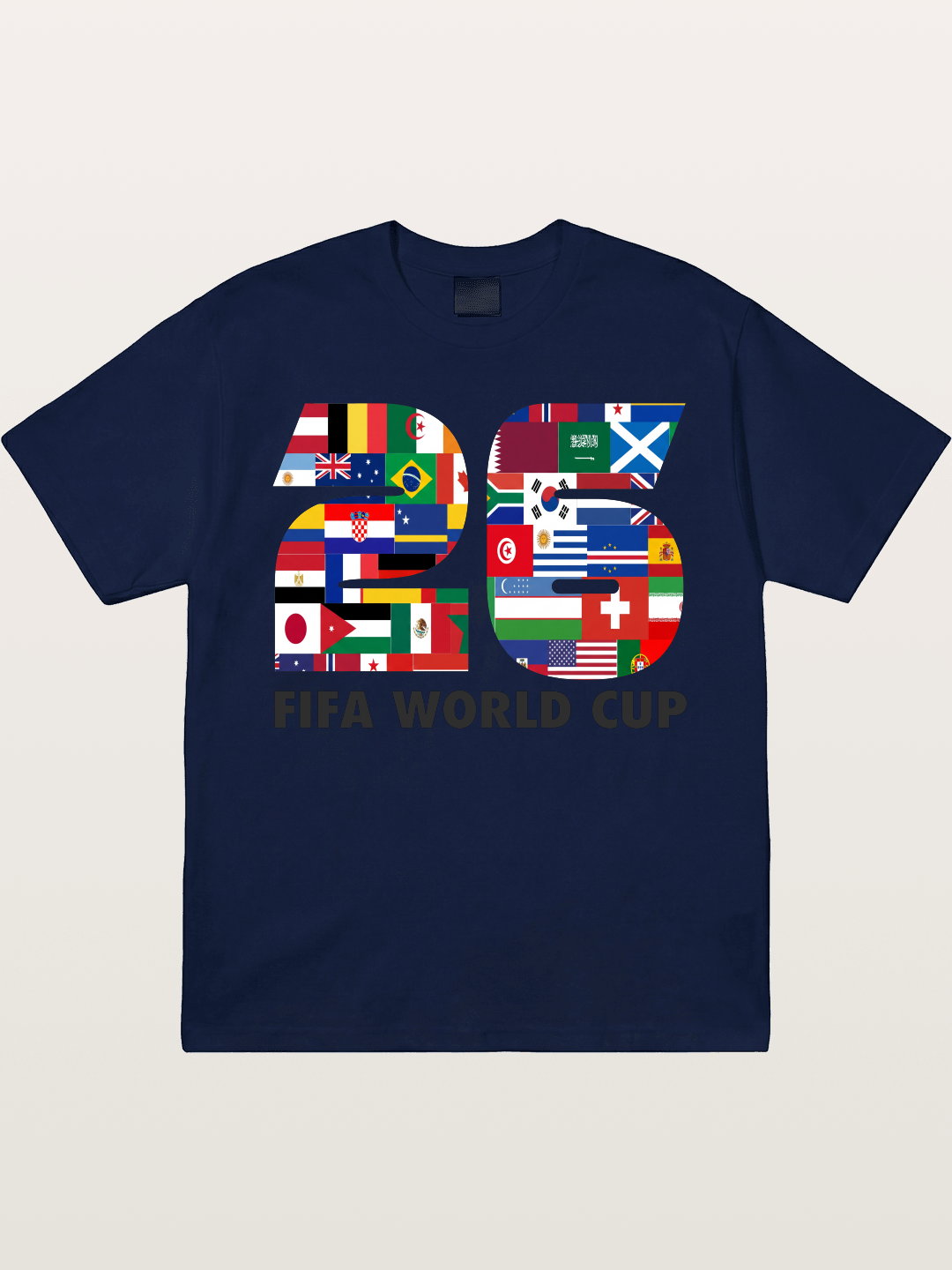 2026 World Cup Nations Flags Collage Gildan T-shirt