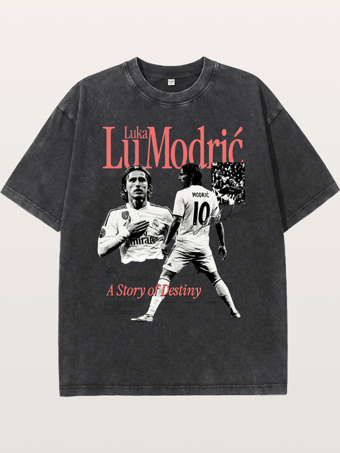 Luka Modric Destiny Story Washed T-shirt