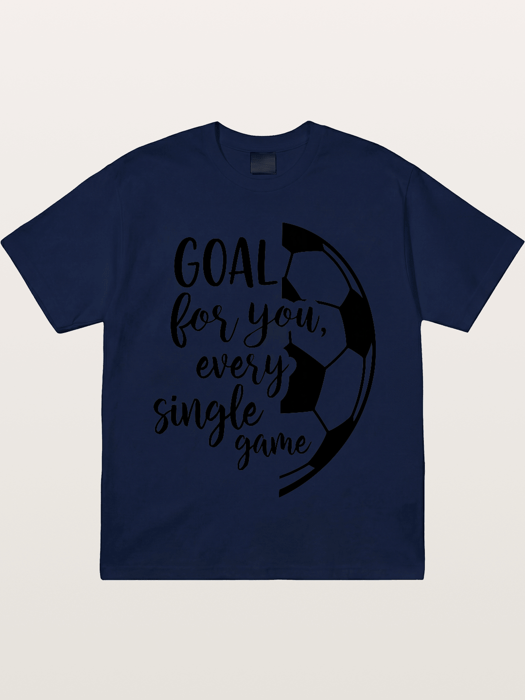 Goal For You Soccer Script Card Gildan T-shirt