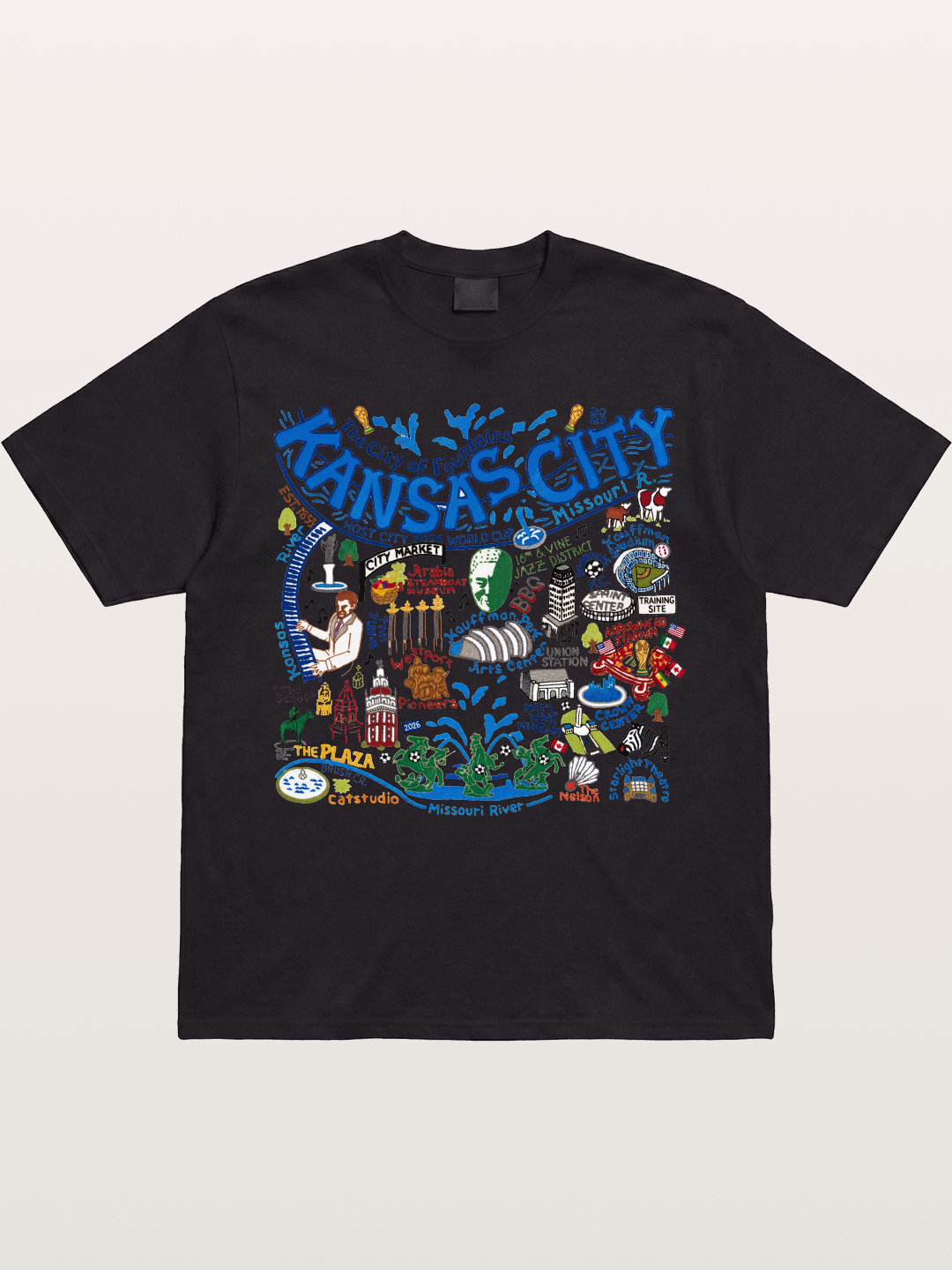 Kansas City World Cup Graphic Gildan T-shirt