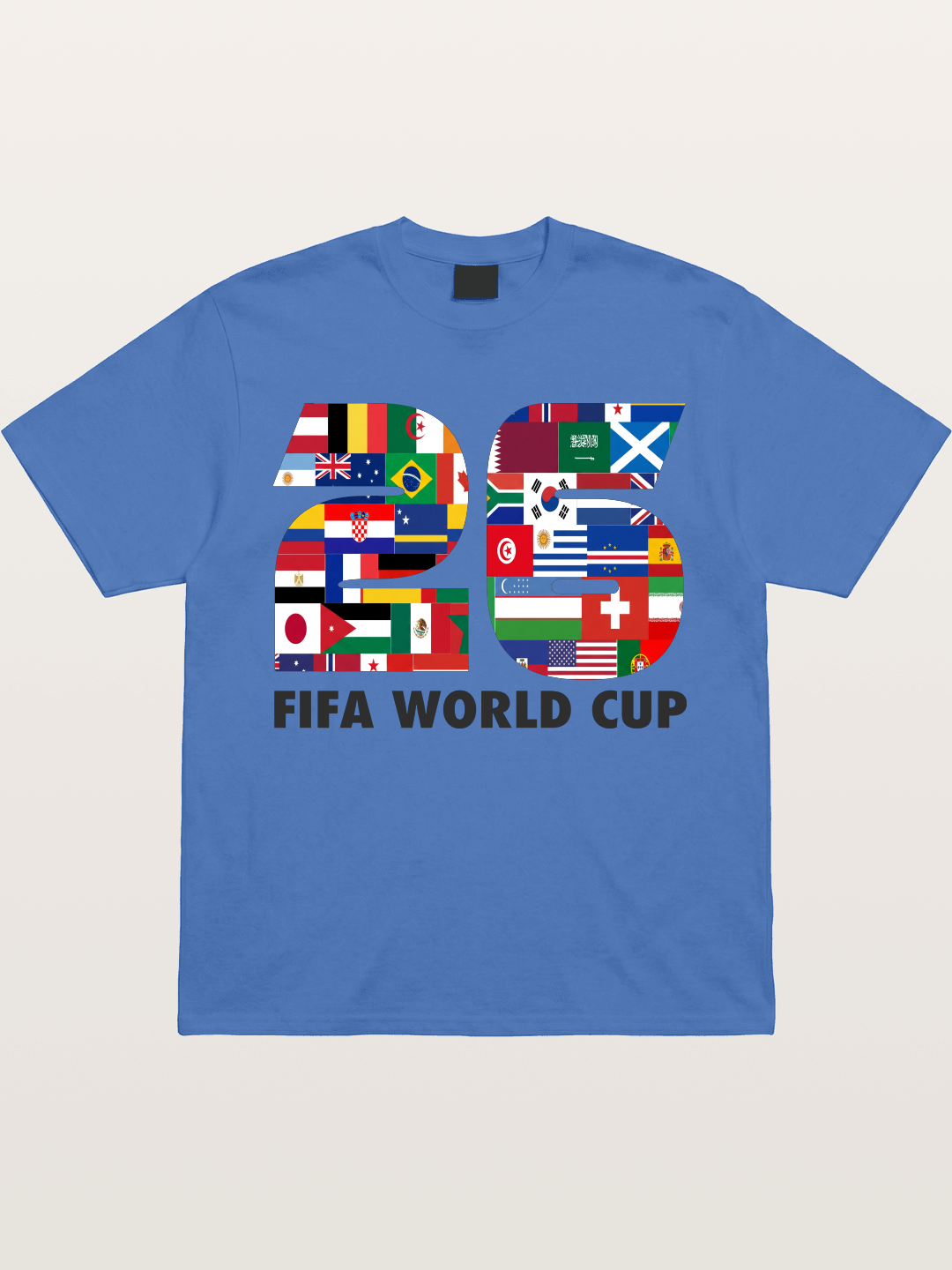 2026 World Cup Nations Flags Collage Gildan T-shirt