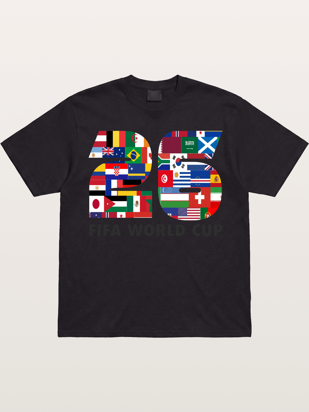2026 World Cup Nations Flags Collage Gildan T-shirt