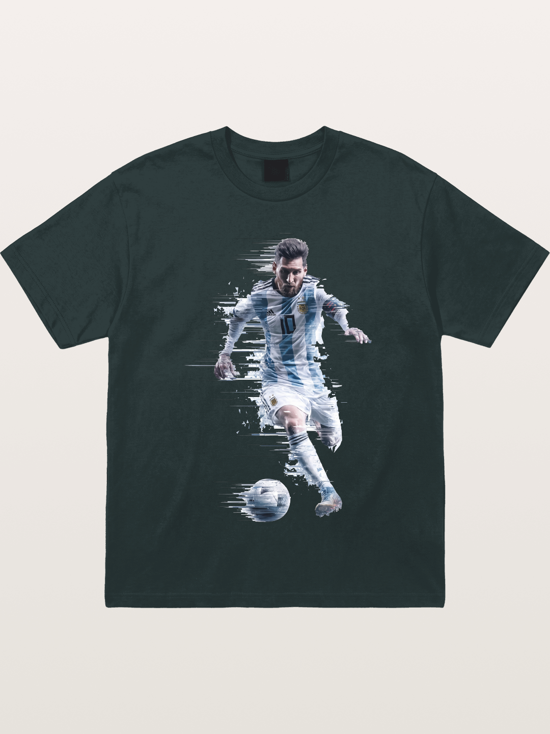 Messi Motion Blur Graphic Gildan T-shirt