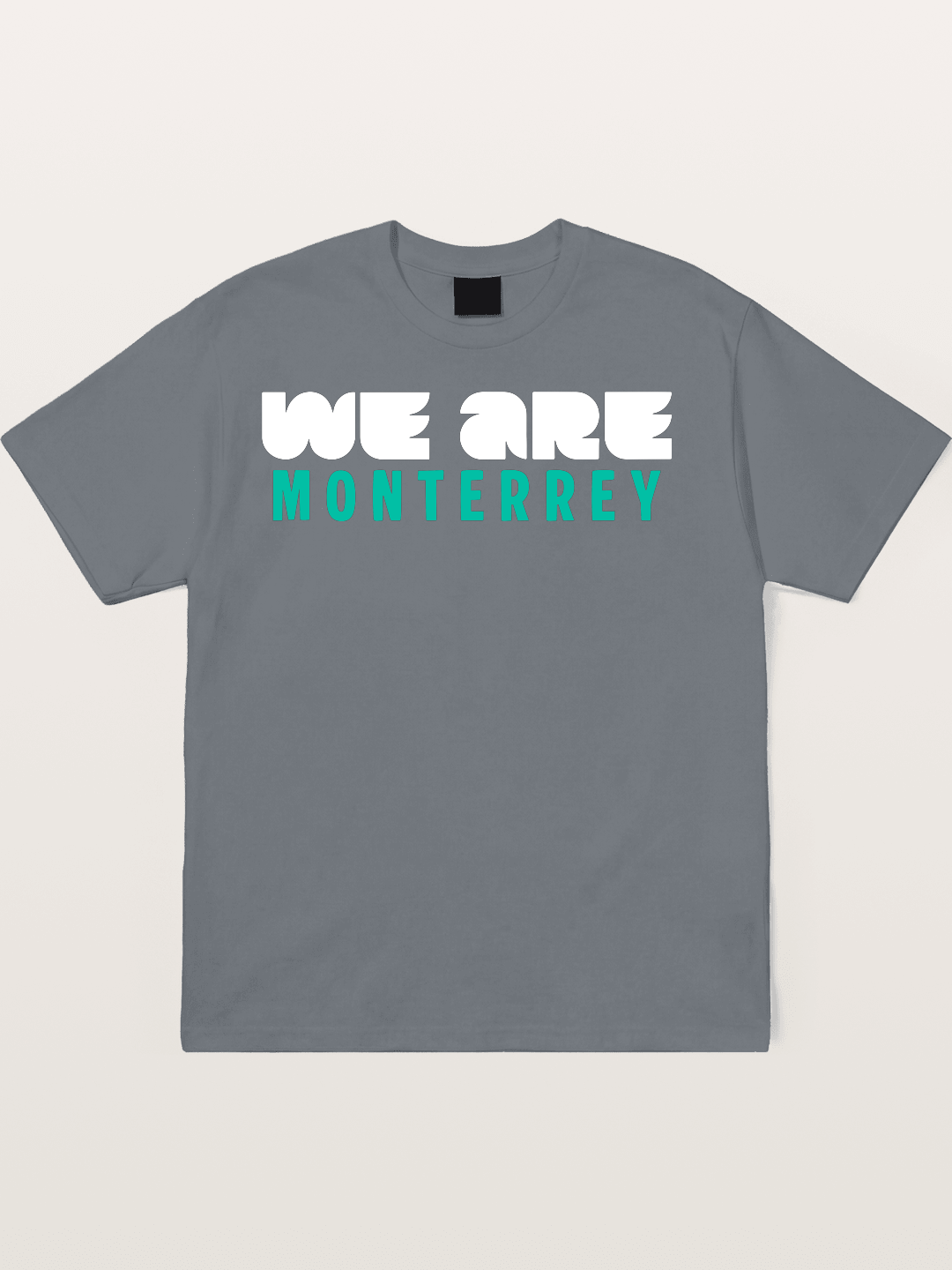 Monterrey Teal Bold Sticker Cotton T-shirt