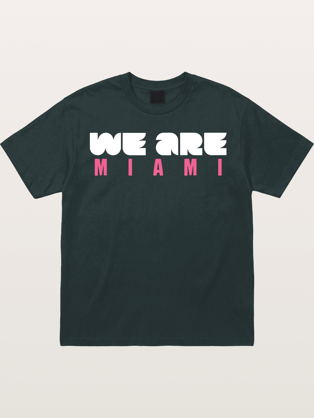 Miami Pink Patterned Letters Gildan T-shirt
