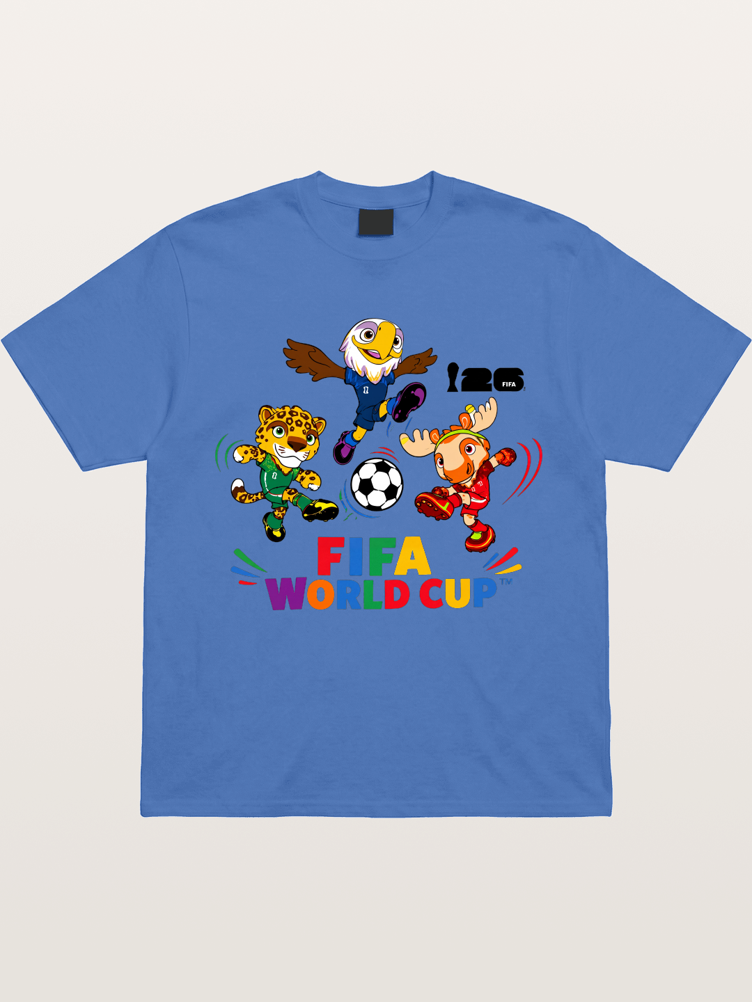 FIFA World Cup Mascots Print Gildan T-shirt