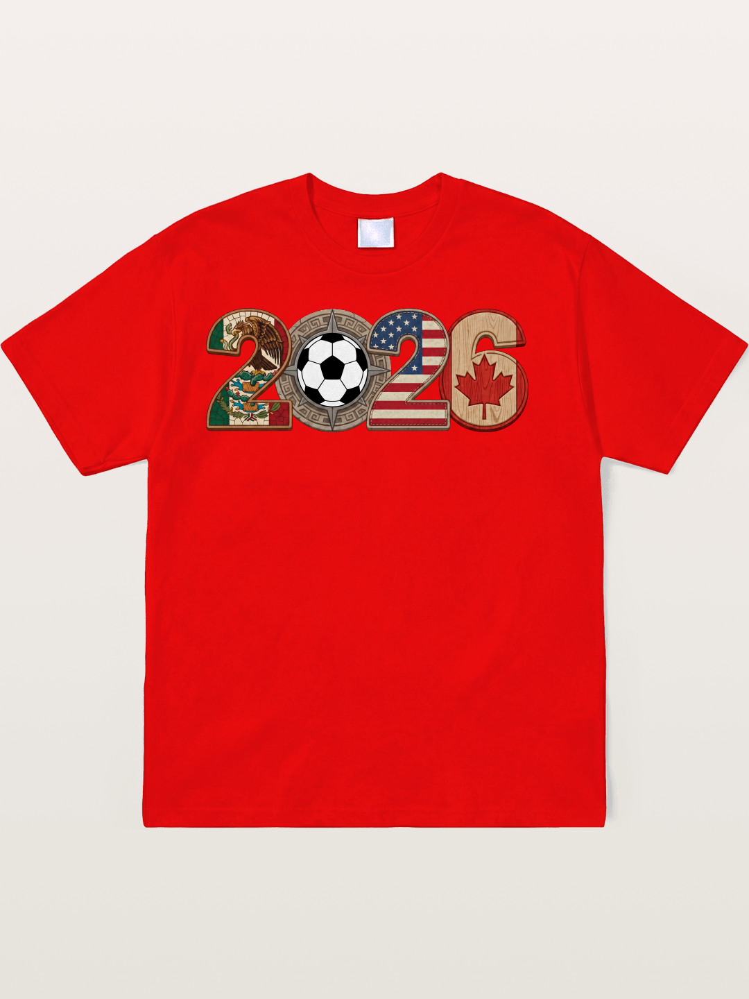 2026 WC Tribal Flag Design Soft-Stay T-shirt