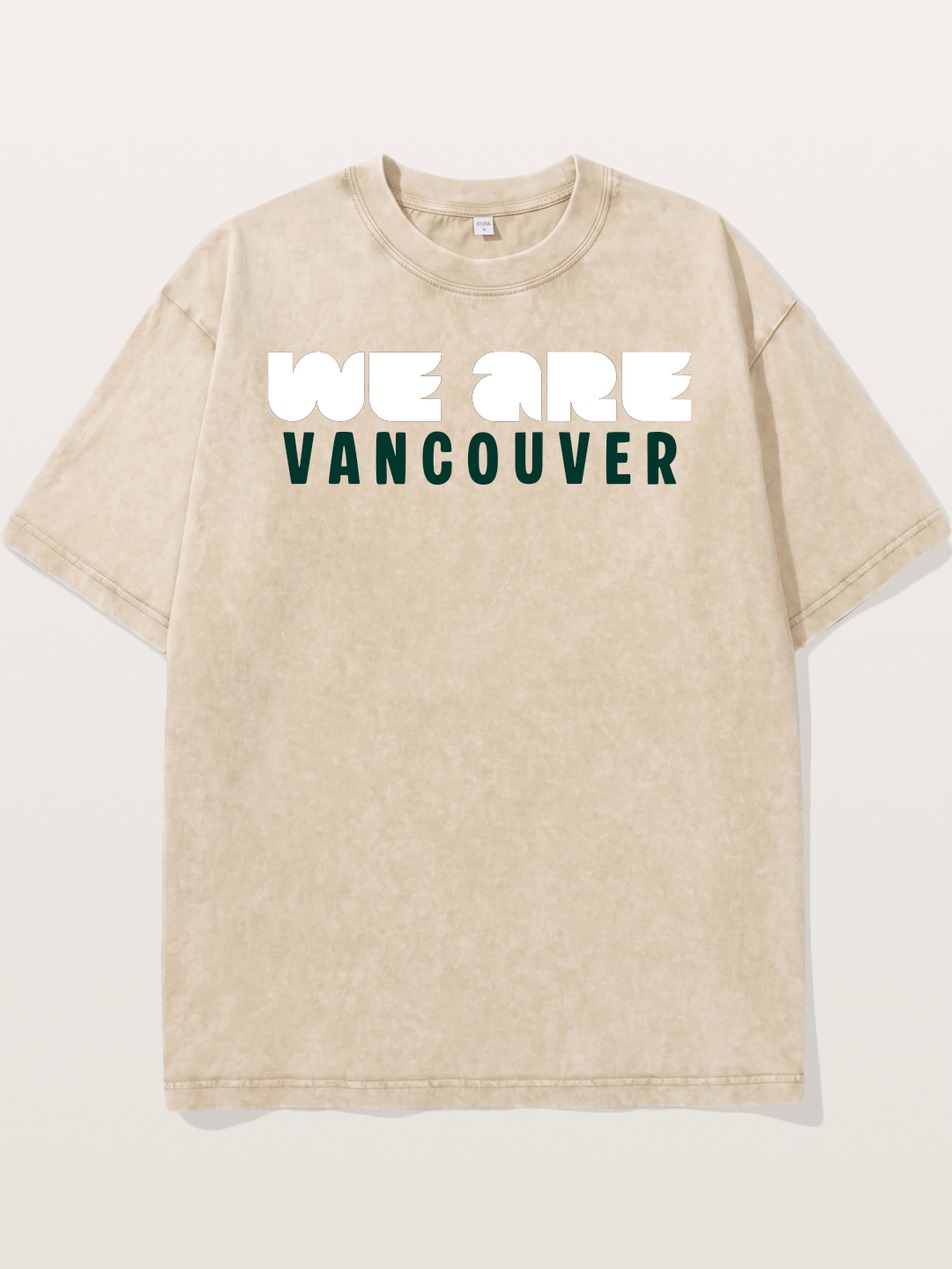 Vancouver Dark Green Monochrome Washed T-shirt